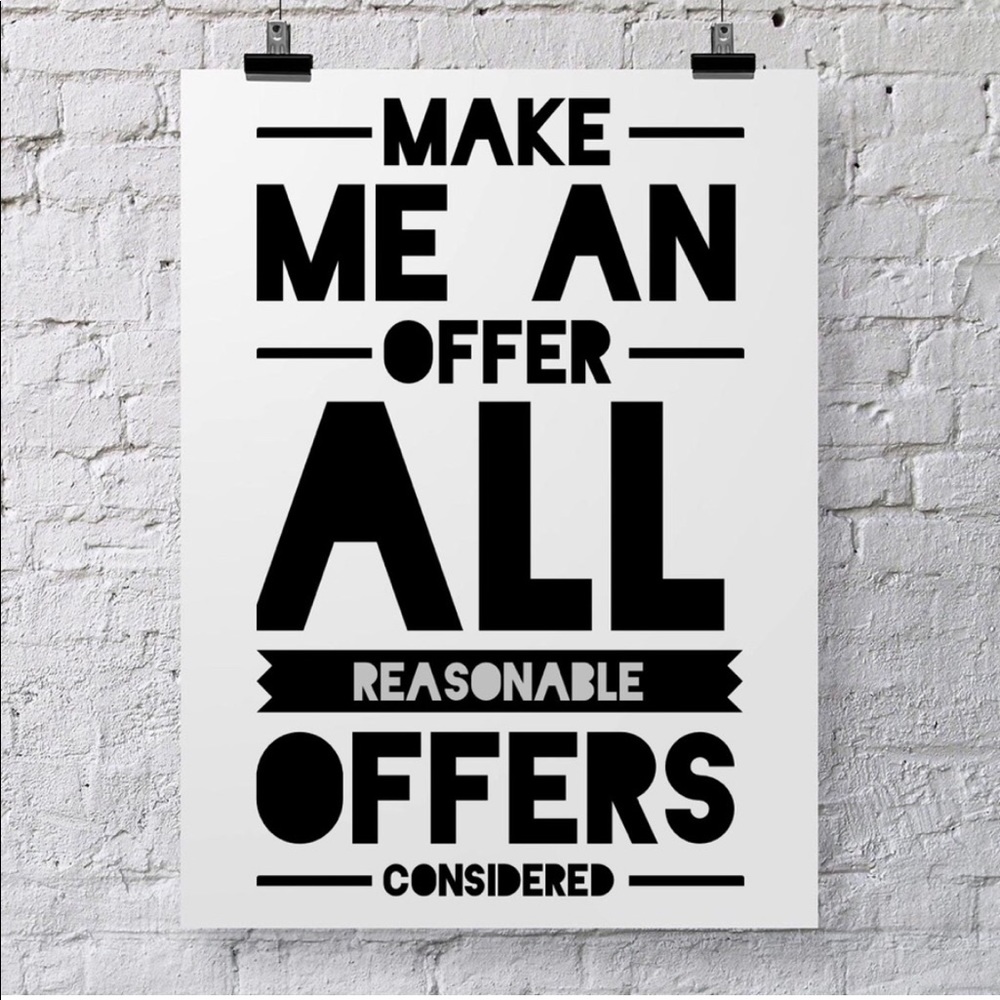 Don’t be afraid to send an offer!